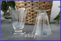Set 4 verres à apéritif en cristal de Baccarat modèle Ségur Aperitif glasses