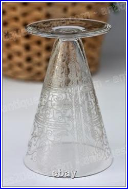 Set 4 verres à vin n°4 en cristal de Baccarat modèle Lido 9,9 cm Wine glasses