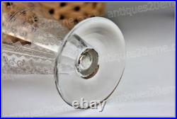 Set 4 verres à vin n°4 en cristal de Baccarat modèle Lido 9,9 cm Wine glasses