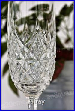 Set 6 flûtes à Champagne cristal de Baccarat modèle Colbert Champagne flutes