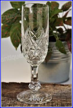 Set 6 flûtes à Champagne cristal de Baccarat modèle Colbert Champagne flutes