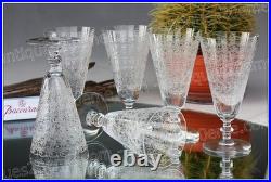 Set 6 flûtes à Champagne en cristal de Baccarat modèle Rohan Champagne flutes