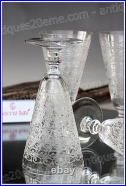 Set 6 flûtes à Champagne en cristal de Baccarat modèle Rohan Champagne flutes