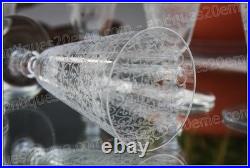 Set 6 flûtes à Champagne en cristal de Baccarat modèle Rohan Champagne flutes