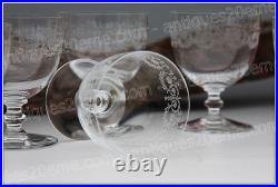 Set 6 verres à vin n°4 en cristal de Baccarat modèle Camilla Wine glasses (A)