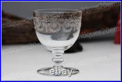 Set 6 verres à vin n°4 en cristal de Baccarat modèle Camilla Wine glasses (A)