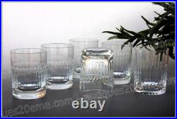 Set 6 verres à whisky en cristal de Baccarat modèle Renaissance Whisky glasses