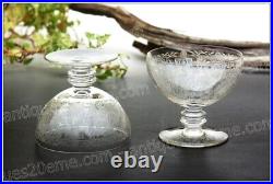 Set de 3 coupes en cristal de Baccarat modèle Marillon Champagne glasses