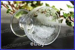 Set de 3 verres à vin en cristal de Baccarat modèle Marillon Wine glasses