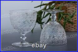 Set de 4 verres à eau en cristal de Baccarat modèle Rohan Water glasses