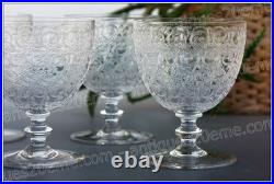 Set de 4 verres à eau en cristal de Baccarat modèle Rohan Water glasses