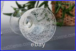 Set de 4 verres à eau en cristal de Baccarat modèle Rohan Water glasses