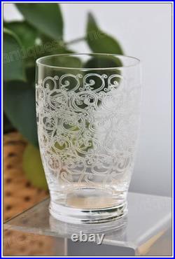 Set de 5 verres à eau en cristal de Baccarat modèle Gouvieux Water glasses