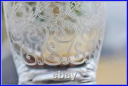 Set de 5 verres à eau en cristal de Baccarat modèle Gouvieux Water glasses