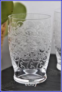 Set de 5 verres à eau en cristal de Baccarat modèle Gouvieux Water glasses