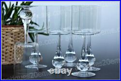 Set de 6 verres à eau en cristal de Baccarat modèle José Water glasses (B)