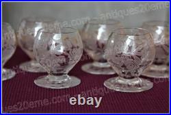 Set de 6 verres à vin en cristal de Baccarat modèle Fontenay Wine glasses Set de 6 verres à vin en cristal de Baccarat modèle Fontenay Wine glasses