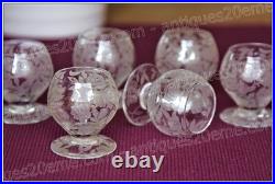 Set de 6 verres à vin en cristal de Baccarat modèle Fontenay Wine glasses Set de 6 verres à vin en cristal de Baccarat modèle Fontenay Wine glasses