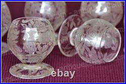Set de 6 verres à vin en cristal de Baccarat modèle Fontenay Wine glasses Set de 6 verres à vin en cristal de Baccarat modèle Fontenay Wine glasses