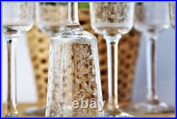 Set de 6 verres à vin en cristal de Baccarat modèle Leillah 17 cm Wine glasses