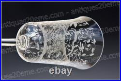 Set de 6 verres à vin en cristal de Baccarat modèle Leillah 17 cm Wine glasses