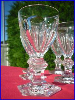 Six Verres Cristal Baccarat Modele Harcourt 19 Eme