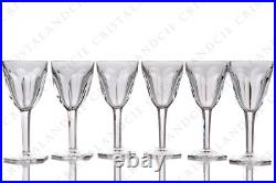 Six verres à Porto n°5 Compiègne par Baccarat. Six Sherry glasses n°5 Compiegne