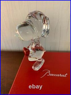 Snoopy cartoon cour en cristal de Baccarat