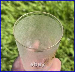 St Louis Verre Gobelet Souvenir Communion Cristal Gravé Initiale J Or Baccarat