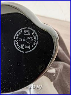 Statuette Panthère Noire en Cristal de Baccarat. Comme Neuve