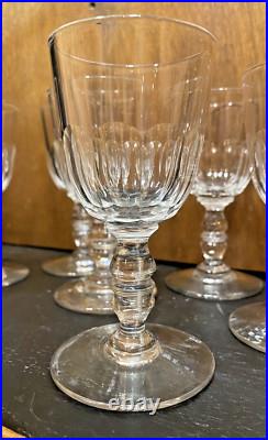 Sublime Lot De 8 Verres à apéritif Cristal Baccarat Modèle Clermont Côtes Plate Sublime Lot De 8 Verres à apéritif Cristal Baccarat Modèle Clermont Côtes Plate