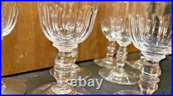 Sublime Lot De 8 Verres à apéritif Cristal Baccarat Modèle Clermont Côtes Plate Sublime Lot De 8 Verres à apéritif Cristal Baccarat Modèle Clermont Côtes Plate