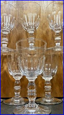 Sublime Lot De 8 Verres à apéritif Cristal Baccarat Modèle Clermont Côtes Plate Sublime Lot De 8 Verres à apéritif Cristal Baccarat Modèle Clermont Côtes Plate