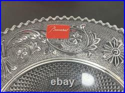 Superbe Bol / coupelle arabesque en cristal de Baccarat French crystal bowl cup