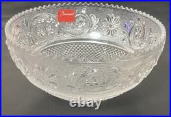 Superbe Bol / coupelle arabesque en cristal de Baccarat French crystal bowl cup