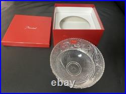 Superbe Bol / coupelle arabesque en cristal de Baccarat French crystal bowl cup