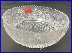 Superbe Bol / coupelle arabesque en cristal de Baccarat French crystal bowl cup
