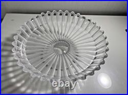 Superbe ancienne COUPE SUR PIED COMPOTIER en CRISTAL signé BACCARAT