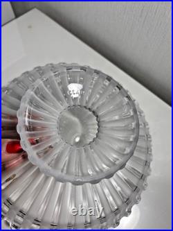 Superbe ancienne COUPE SUR PIED COMPOTIER en CRISTAL signé BACCARAT