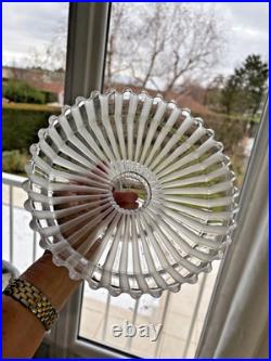 Superbe ancienne COUPE SUR PIED COMPOTIER en CRISTAL signé BACCARAT