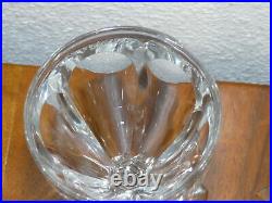 Superbe lot de 4 verres à vin en cristal Baccarat modèle Harcourt H= 12,5 cm