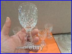 Tres Belle Serie De 6 Verres En Cristal De Baccarat Modele Bambou Tors