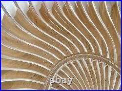 Très Grande coupe ovale en cristal de BACCARAT Saladier modèle Bambou