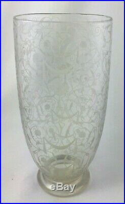 Vase Baccarat En Cristal XIX Eme Taille A La Meule Modele Michel Ange H242