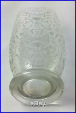 Vase Baccarat En Cristal XIX Eme Taille A La Meule Modele Michel Ange H242