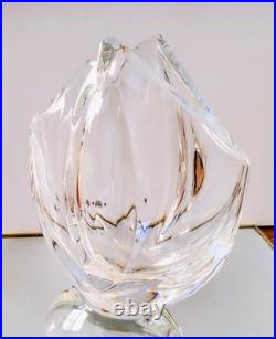 Vase En Cristal De Baccarat De L'artiste R Rigot