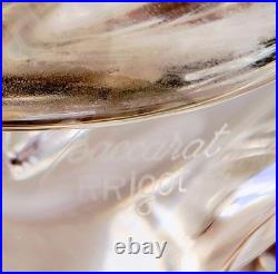 Vase En Cristal De Baccarat De L'artiste R Rigot