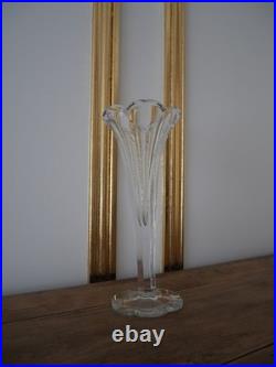 Vase ancien en cristal ancien Baccarat modèles Malmaison 25.5 cm