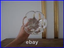 Vase ancien en cristal ancien Baccarat modèles Malmaison 25.5 cm