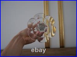 Vase ancien en cristal ancien Baccarat modèles Malmaison 25.5 cm
